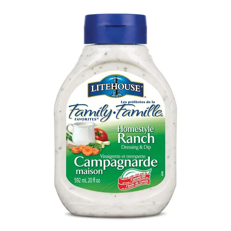 Litehouse Family Favorites Homestyle Ranch Dressing & Dip, 592 mL