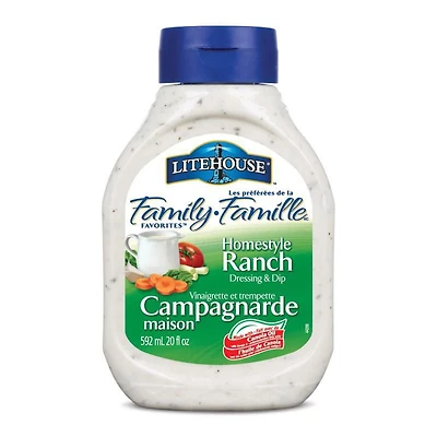 Litehouse Family Favorites Homestyle Ranch Dressing & Dip, 592 mL