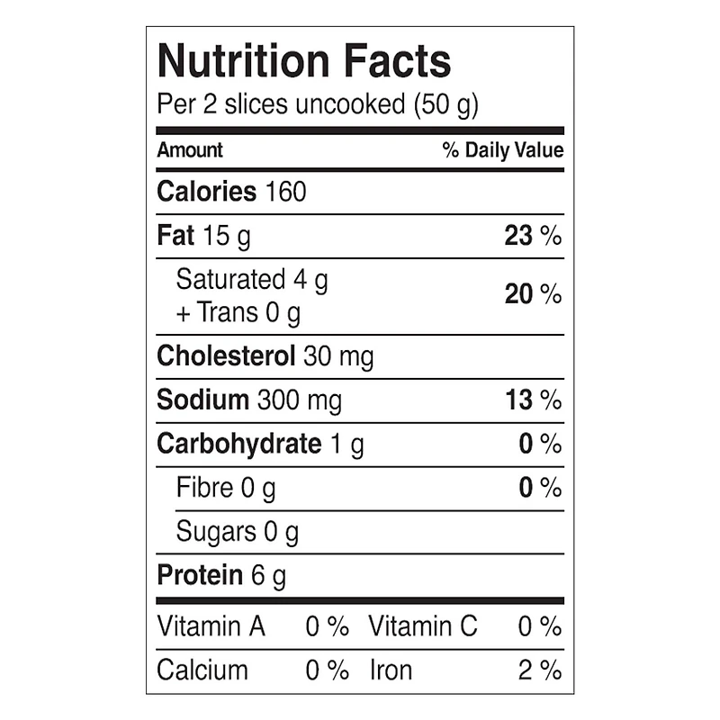 Lafleur Maple Flavour Bacon Meat, 500 g