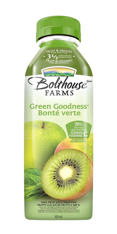Frappé aux jus de fruit Bonté Verte de Bolthouse Farms 450 ml