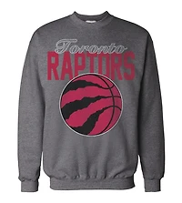 T-shirt Toronto Raptors à encolure ras du cou de Licensed Tees pour hommes