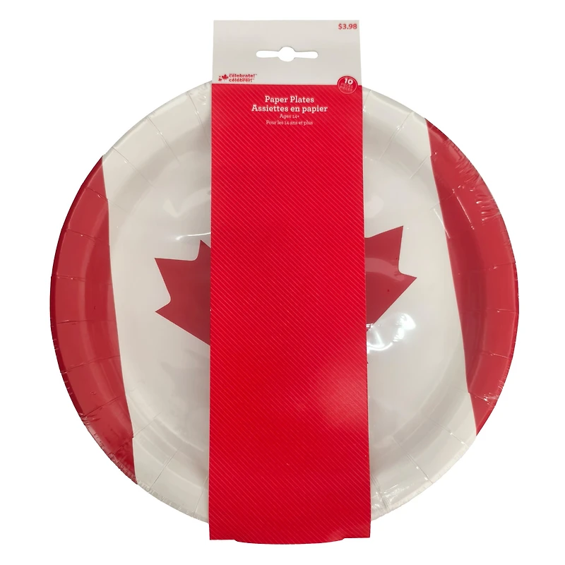 Way to Celebrate Assiette en Papier 10PK