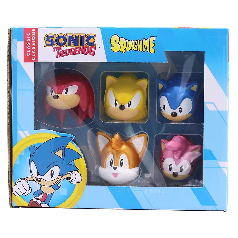 Figurines SquishMe Sonic - Ensemble de collection