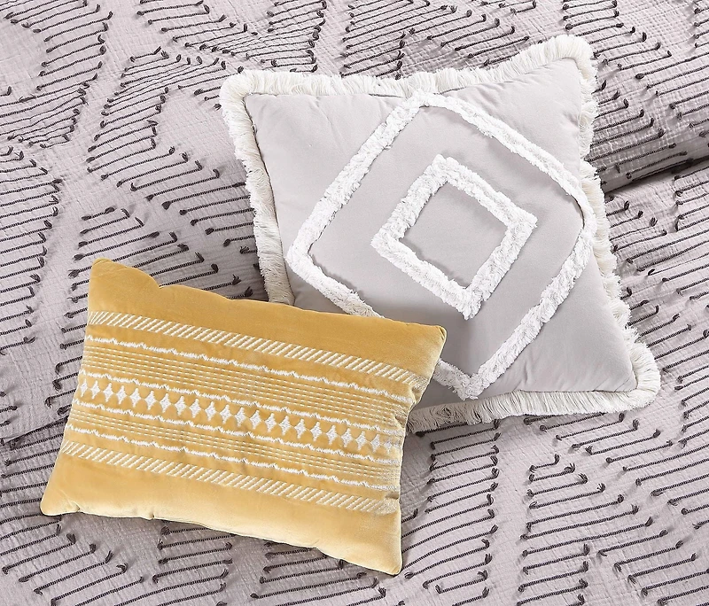 Ensemble d'édredon Puruma 5 pièces en coton