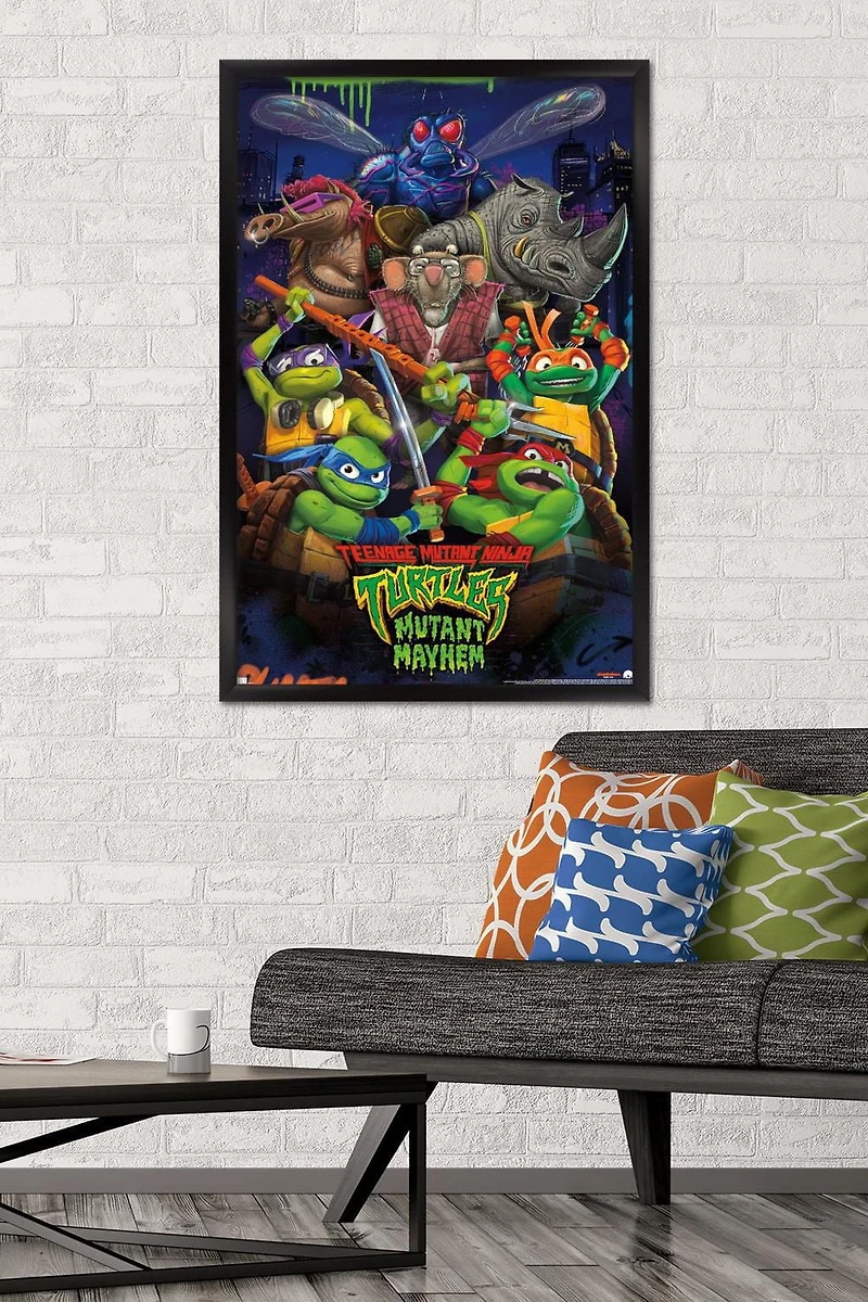 Teenage Mutant Ninja Turtles: Mutant Mayhem -  Group Wall Poster, 22.375" x 34"