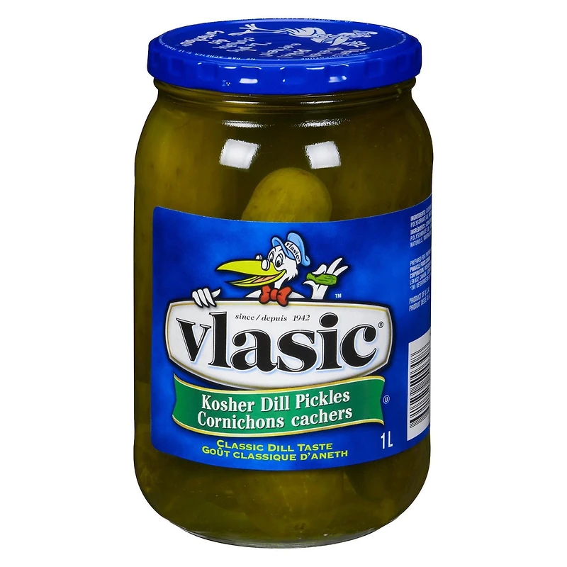 Cornichons entiers cacher Vlasic