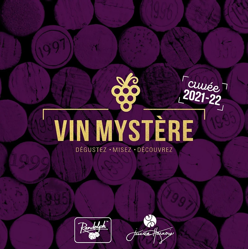 Randolph - Vin Mystère - Jeu de Dégustation de Vin - Jessica Harnois - 18 ans et plus
