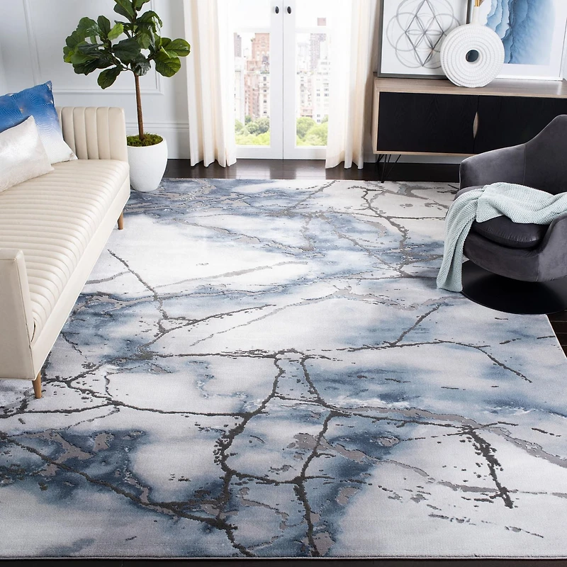 SAFAVIEH Craft Paul Abstract Marble Area Rug