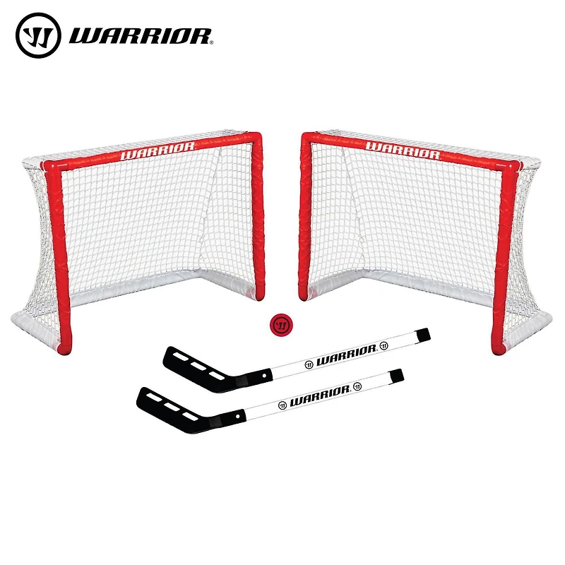 Ensemble de 2 mini objectif de hockey de Warrior