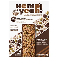 Hemp Yeah Barres Chocolat Noir Et Eclats De Cacao