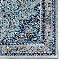 Emerald Paulson Cream & Blue 5' x 7' Area Rug