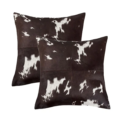 TORINO QUATTRO COWHIDE PILLOW 18"X18" 2-PACK
