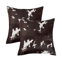 TORINO QUATTRO COWHIDE PILLOW 18"X18" 2-PACK