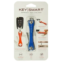 Porte-clés en aluminium KeySmart - Bleu