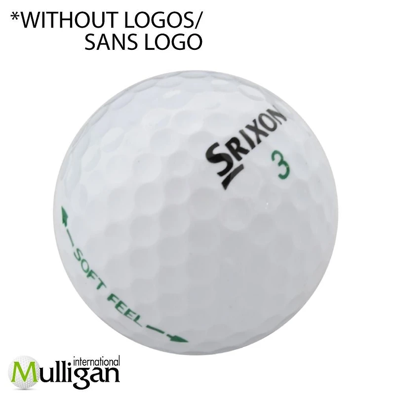 Mulligan - 48 Srixon Soft Feel 5A Pristine Recycled Used Golf Balls, White