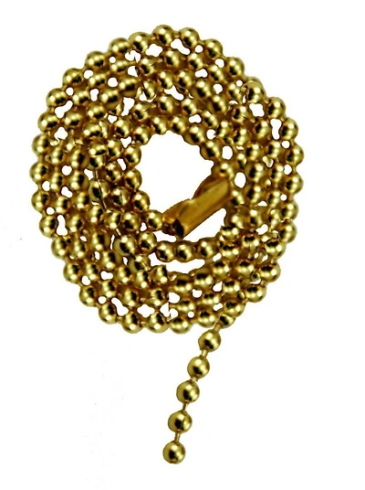 Chaînette perlée laiton d'Atron Electro Industries, 36 po