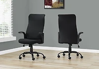 Monarch Specialties Office Chair, Adjustable Height, Swivel, Ergonomic, Armrests, Computer Desk, Work, Metal, Mesh, Black, Contemporary, Modern