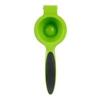 Mainstays Heavy Duty Diecast Manual Juicer and Squeezer with Comfort Grips Handles, Green Lime, Lime Squeezer