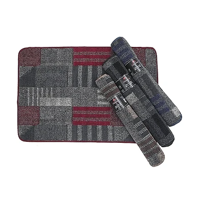 IH Casa Decor Zhara Heavy Tufted Floor Mat Asstd 2' X 3' - Set of 4