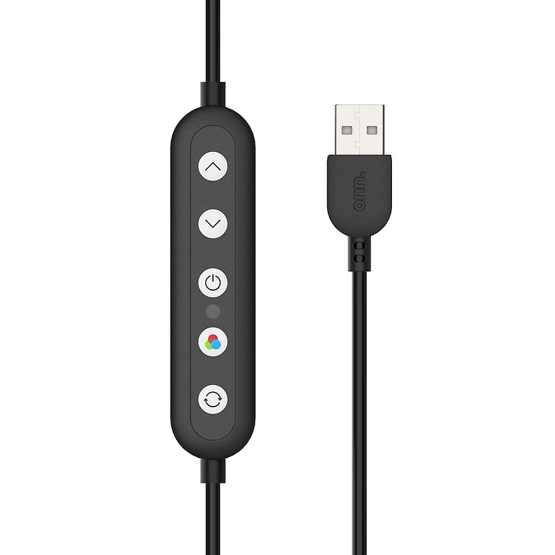 onn. Bluetooth 8 IN. RGB Ring Light with 20 Light Mode Settings