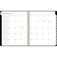 Agenda hebdomadaire Cambridge Workstyle Classic Black 2026, grand format Agenda
