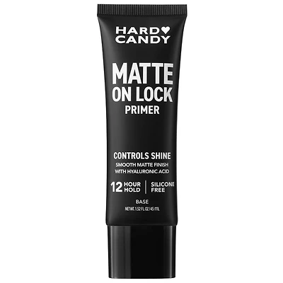 Hard Candy Matte On Lock Water-based Shine-Free Face Primer Oil Control, Kaolin Clay, 12 Hr Hold, 1.52 fluid ounces