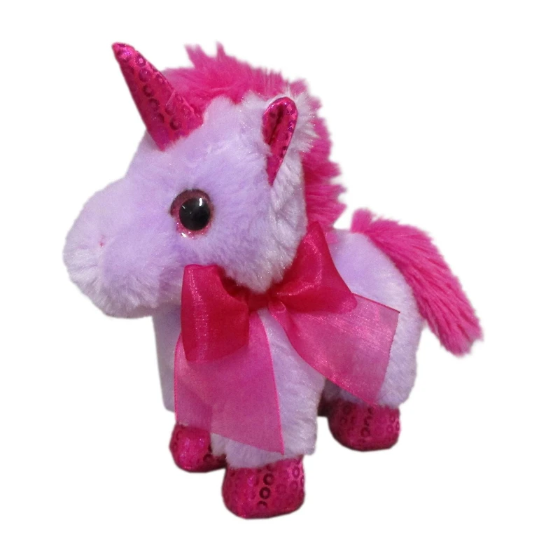WAY TO CELEBRATE LA PETITE LICORNE VIOLET, JOUET EN PELUCHE 7,5 POUCES