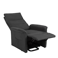 Reclinable chaise Ariel, Gris Foncé