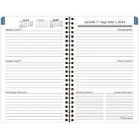 Mead Upper Class Blue Small Planner, Planner