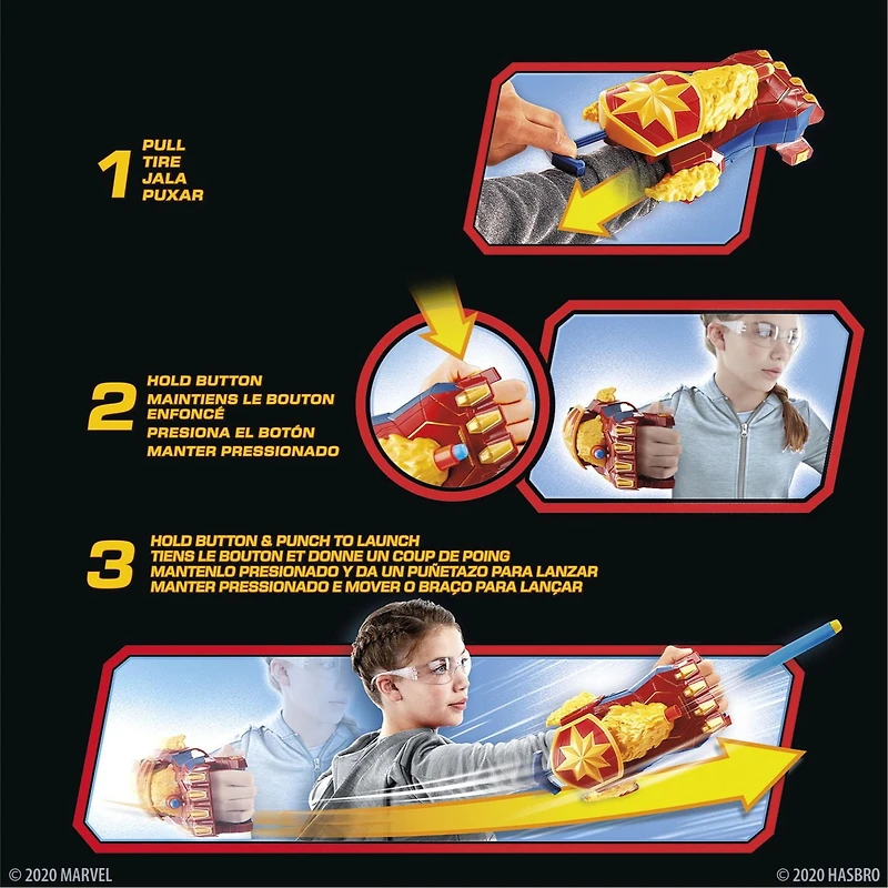 Marvel Avengers Décharge photonique Captain Marvel