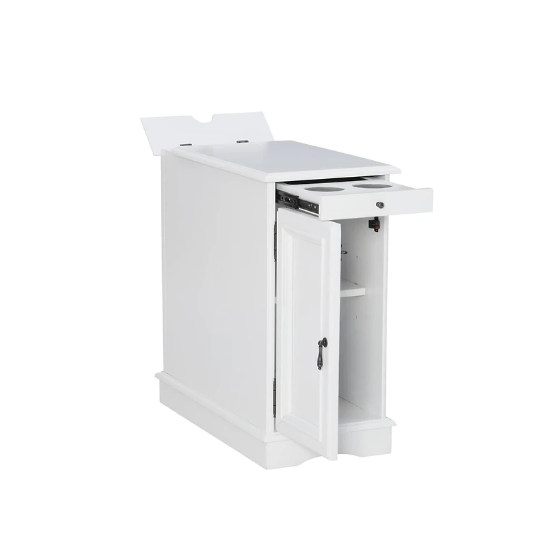 Ortiz Accent Table, White