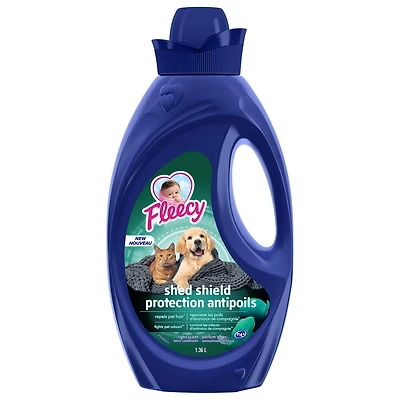 Fleecy Shed Shield Fabric Softener, Light Scent - 1.36L, 1.36L - 57 Loads
