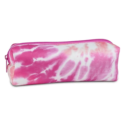 Pen + Gear Étui à crayons EVA imprimée en teinture de tissu rose et blanche