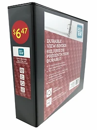 PEN+GEAR 5CM RELIURE DE PRÉSENTATION DURABLE Noir