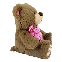 Tout pour Célébrer Saint-Valentin Ours en peluche Snuggly and Cuddly, Couleur Tan