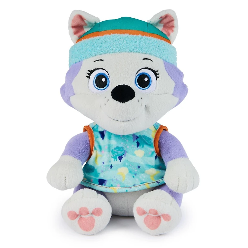 PAW Patrol, Bedtime Plush Everest, 10-Inch Stuffed Animal with Reversible Outfit, Kids Toys for Boys & Girls Ages 3 and Up