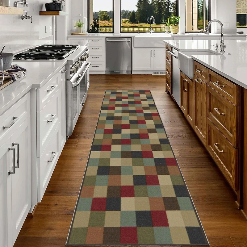 Tapis à carreaux de la collection Ottohome