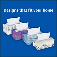 Kleenex® Ultra Soft Facial Tissues, 4 Flat Boxes, 110 Tissues per Box (440 Total Tissues)