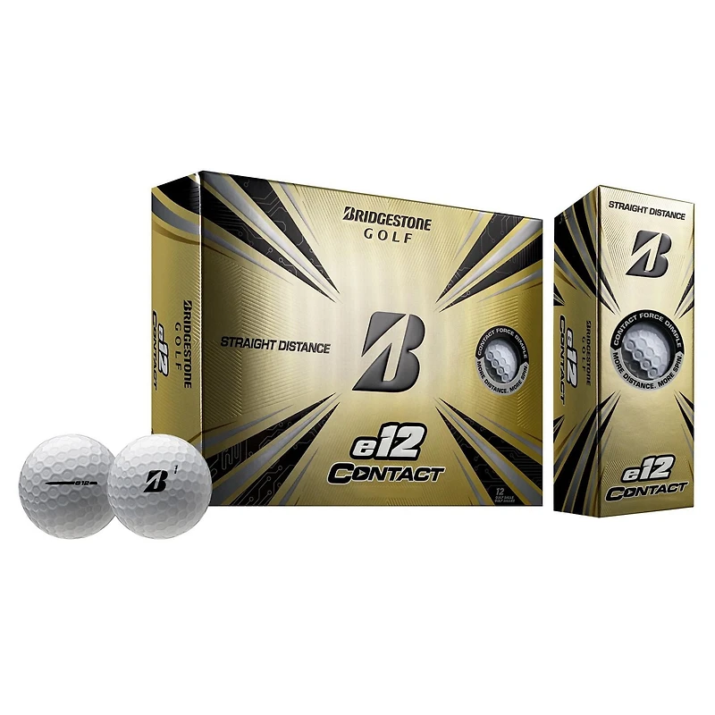 Bridgestone Golf E12 Contact White