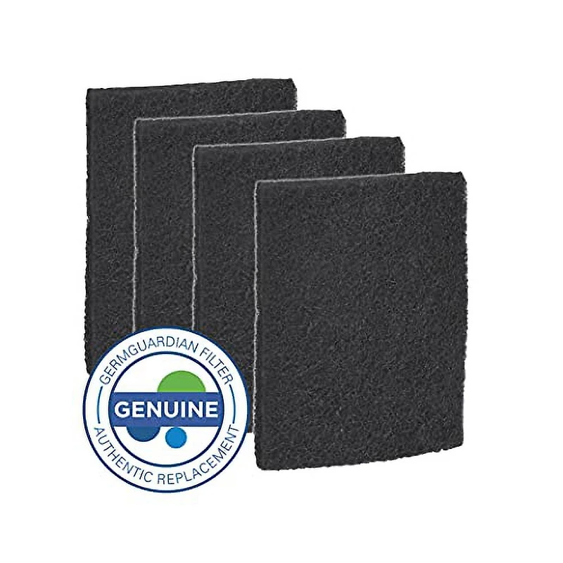 Lot de 4 filtres à allergènes de rechange d’origine GermGuardian FLT200, pour les purificateurs d'air enfichables AC225W et AP201W