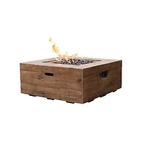 Modeno Wilton Fire Table Redwood– Glass-Fiber Reinforced Concrete, Liquid Propane