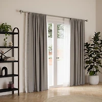 Umbra Bolas Double 1" & 3/4" 36-72" Curtain Rod