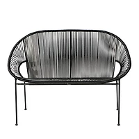 Plata Import Black Acapulco Bench