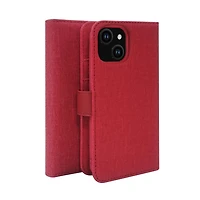 Blu Element Folio 2 in 1 Case Dark Red for iPhone 16e/15/14/13