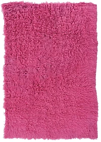 New Flokati 1400gr 3'6" x 5'6" Accent Rug, Fuchsia