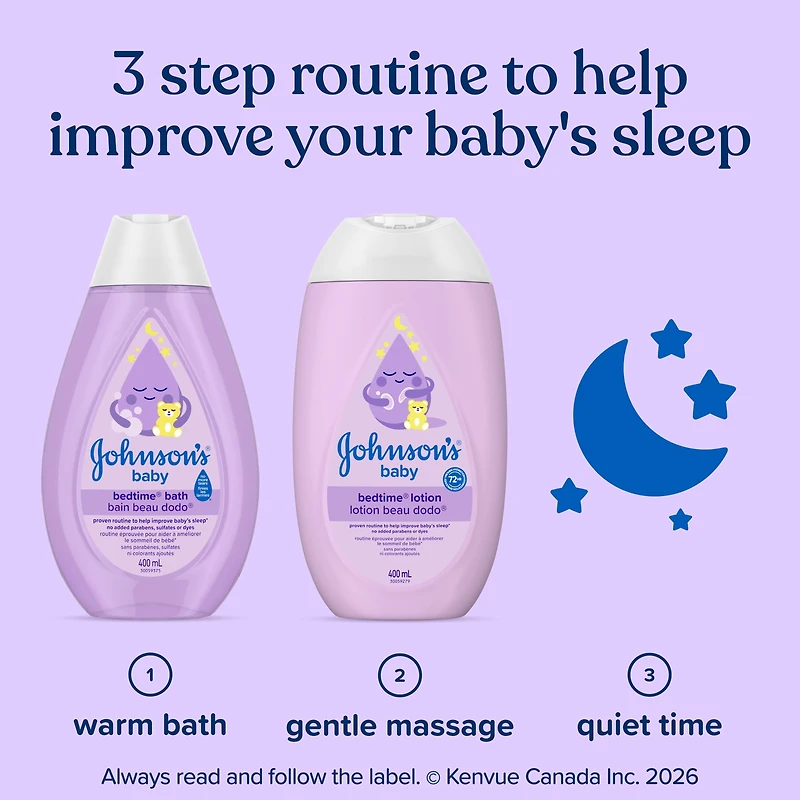 Lotion hydratante pour la peau sèche de bébé Johnson's Beau Dodo, 400 ml