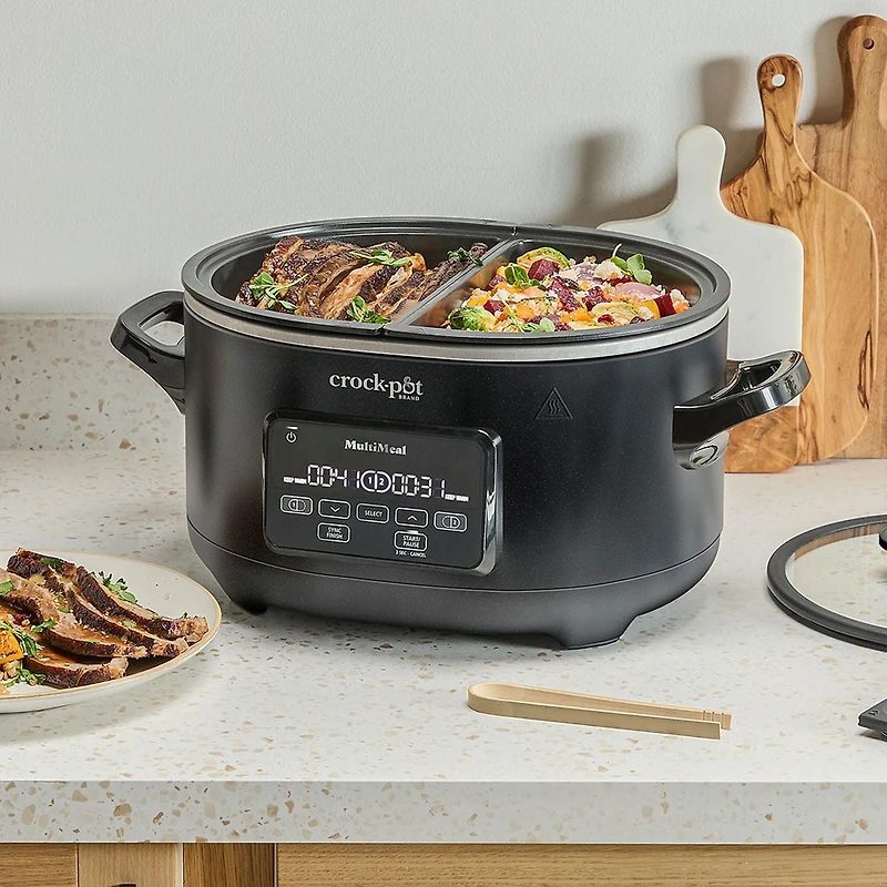Multicuiseur Duo Crock-Pot et mijoteuse programmable avec fonction cuire à four