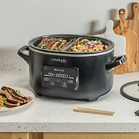 Multicuiseur Duo Crock-Pot et mijoteuse programmable avec fonction cuire à four
