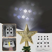 HOLIDAY TIME LED STAR TREE TOPPER