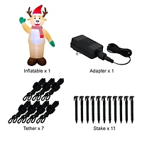 Occasions Christmas 20 Foot Inflatable Colossal Waving Reindeer